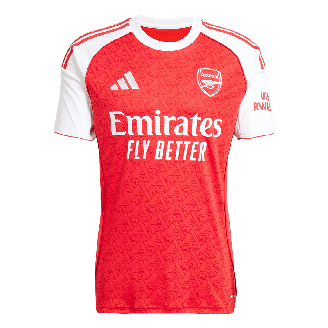 Arsenal Casa Camisola de Futebol 2025/26 Vermelho