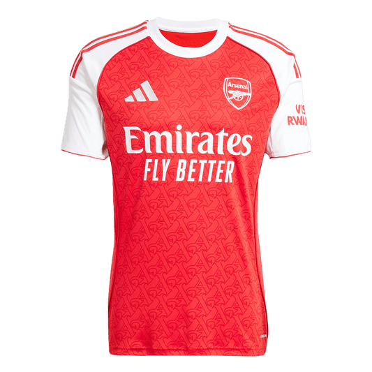 Arsenal Casa Camisola de Futebol 2025/26 Vermelho
