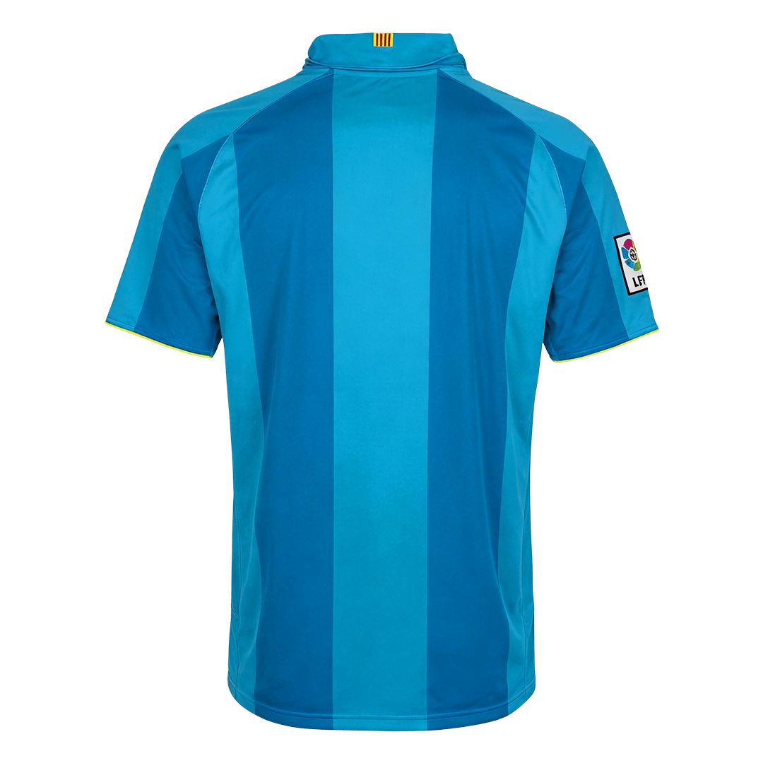 Retrô Barcelona Fora Camisa 2007/08 Azul