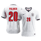 Versão do Jogador PALMER #20 Inglaterra Casa Copa do Mundo Futebol Camisas 2026 Branco