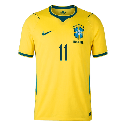 RAPHINHA #11 Brasil Casa Copa do Mundo Camisa 2026 Amarelo