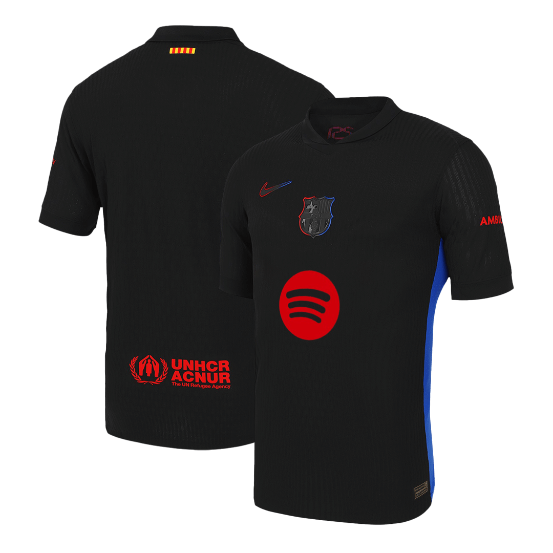 Barcelona Camisola Versão Jogador Fora Logótipo do Spotify sem texto