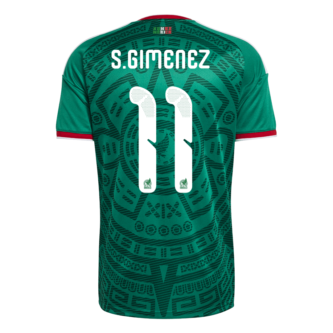 S.GIMENEZ #11 México Casa Camisa 2026 Verde