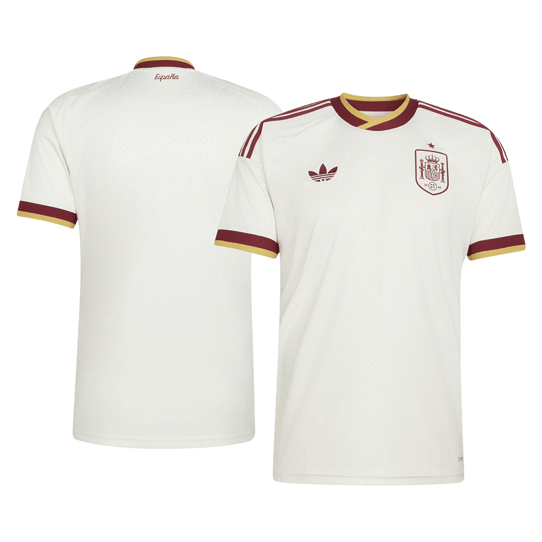 Spain Fora Camisa Copa do Mundo 2026 Branco - camisola de futebol para adeptos em Portugal