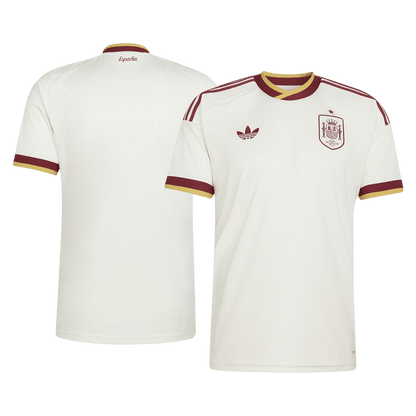 Spain Fora Camisa Copa do Mundo 2026 Branco - camisola de futebol para adeptos em Portugal