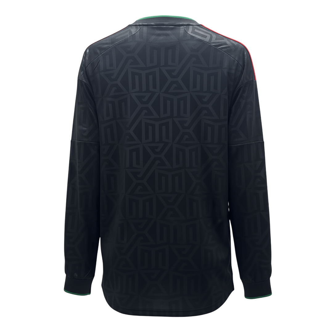 México Manga comprida Camisa 2026 Preto