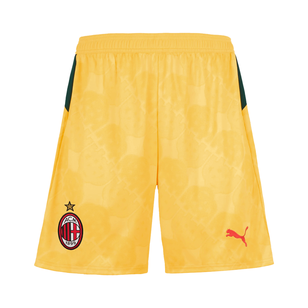 AC Milan Fora Terceira Calções 2025/26 Amarelo