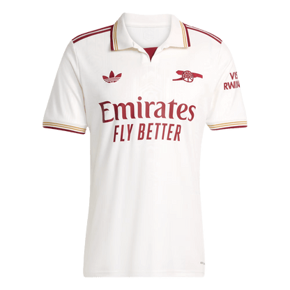 Arsenal Fora Terceira Camisa 2025/26- Branco camisola de futebol