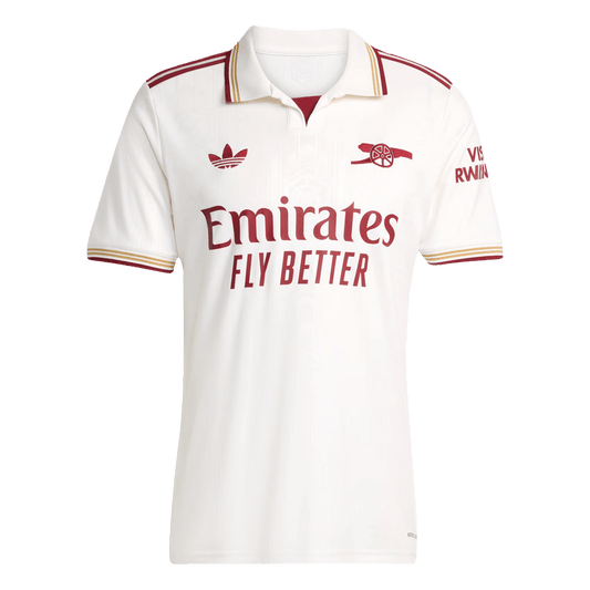 Arsenal Fora Terceira Camisa 2025/26- Branco camisola de futebol