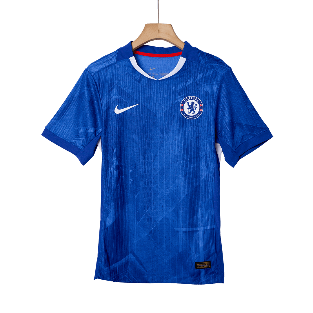 Jogador NETO #7 Chelsea Casa Futebol Camisas 2025/26 Azul