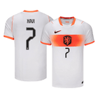 XAVI #7 Países Baixos Fora Copa do Mundo Camisa 2026 Branco