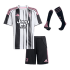 Juventus Infantil Casa Futebol Camisa Conjunto (Camisa + Calção + Meias) 2025/26