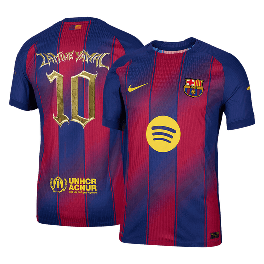 【Kopa Trophy Edition】Jogador LAMINE YAMAL #10 Barcelona Casa Futebol Camisas 2025/26 camisola de fut