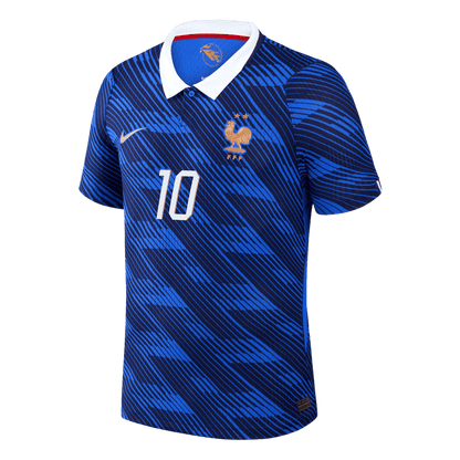 Versão do Jogador MBAPPE #10 França Casa Copa do Mundo Futebol Camisas 2026 Azul