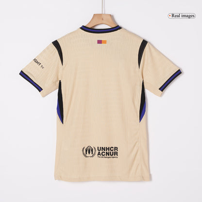 Jogador Barcelona Fora Futebol Camisas 2025/26 Amarelo