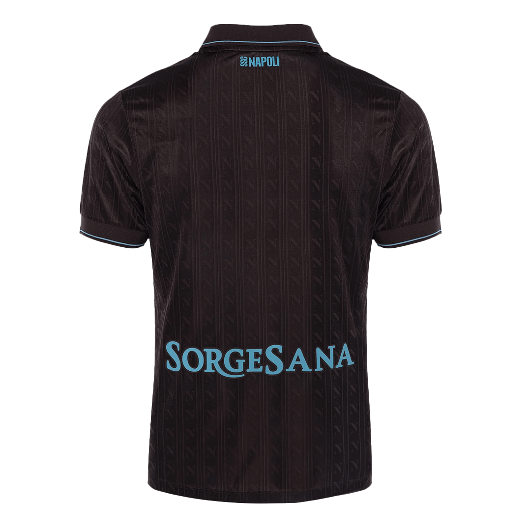 Jogador Napoli Fora Terceira Futebol Camisas 2025/26 Preto