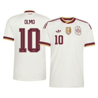 OLMO #10 Spain Fora Copa do Mundo Camisa 2026 Branco