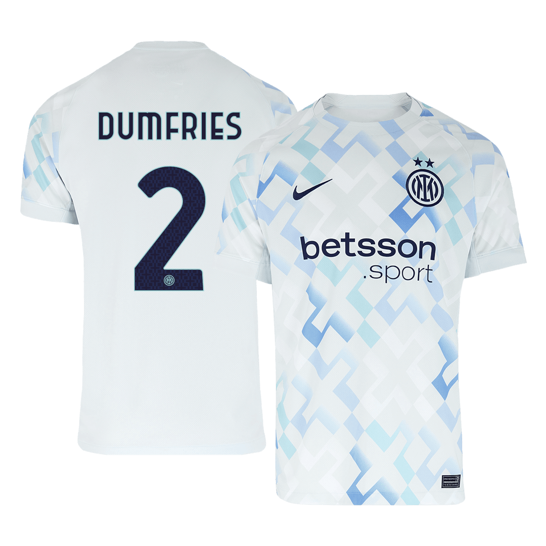 DUMFRIES #2 Inter Milan Fora Camisa 2025/26 camisola de futebol