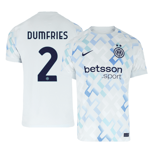 DUMFRIES #2 Inter Milan Fora Camisa 2025/26 camisola de futebol