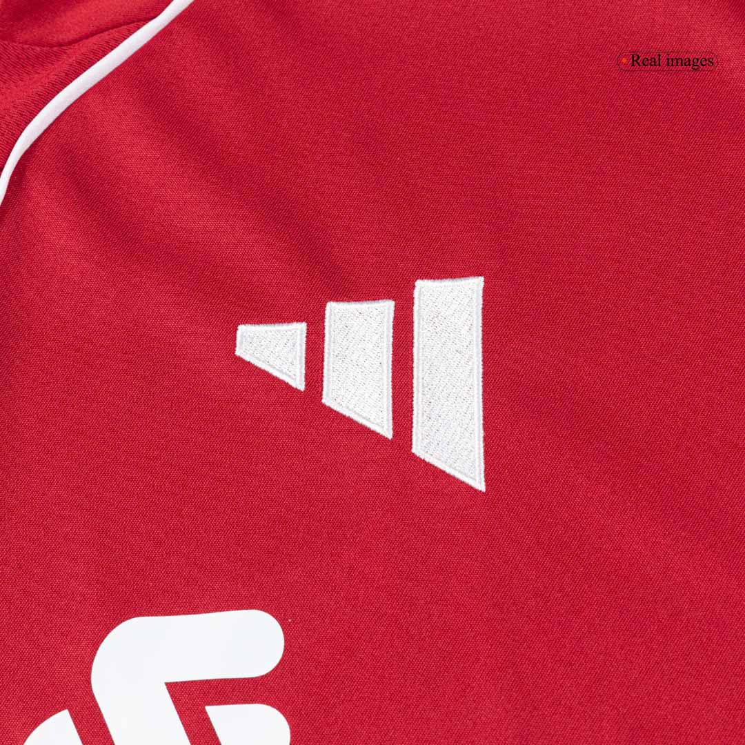 M.SALAH #11 Liverpool Casa Camisa 2025/26 Vermelho