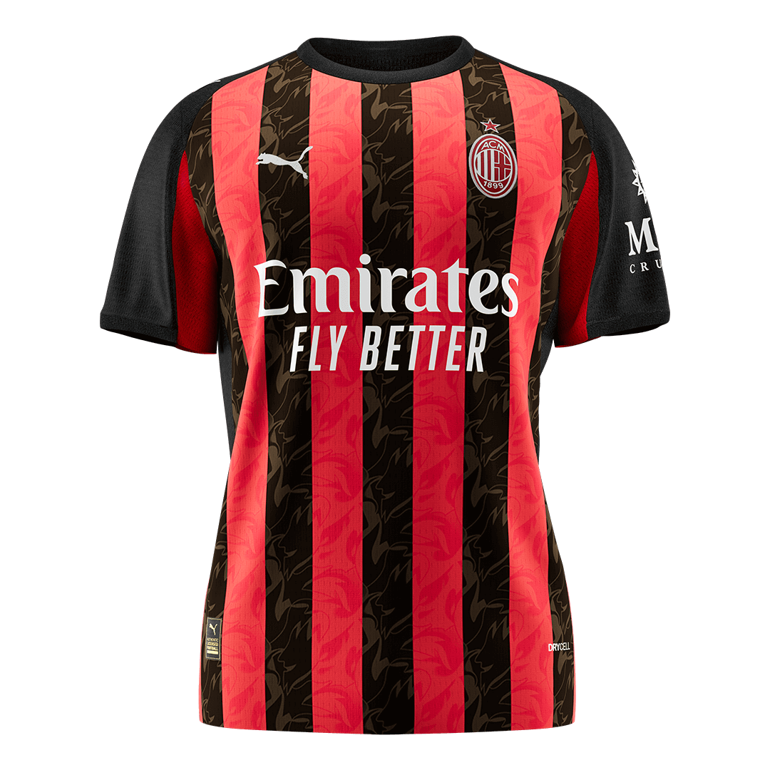 【Super Qualidade】 AC Milan
 Casa Futebol Camisa 2025/26 camisola de futebol