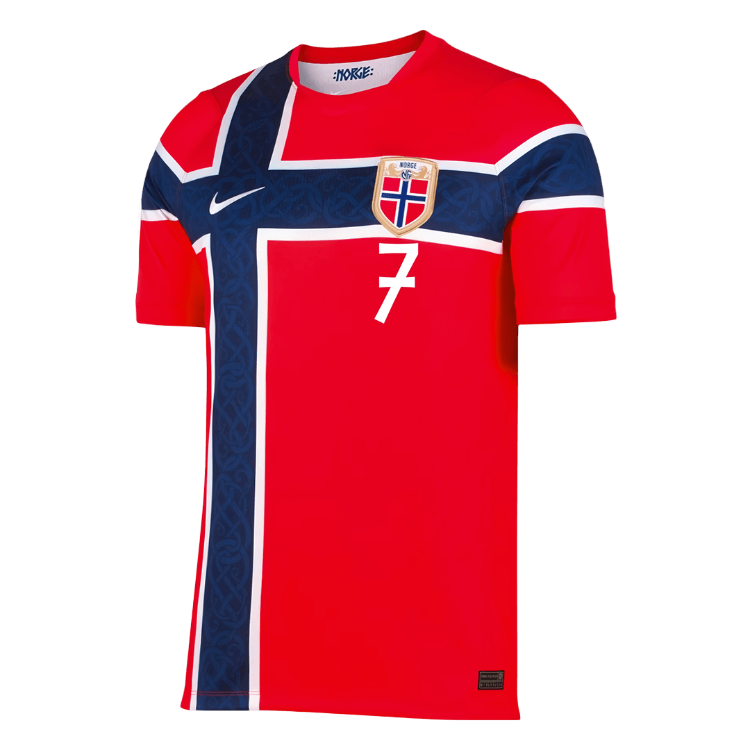 SØRLOTH #7 Noruega Casa Copa do Mundo Camisa 2026