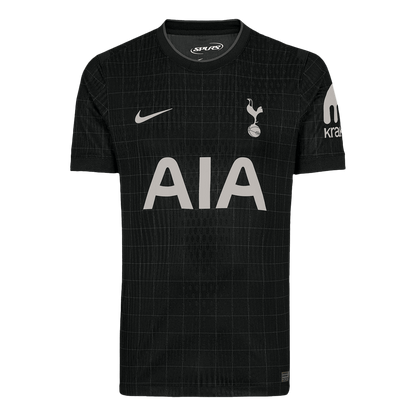 Jogador Tottenham Hotspur Fora Futebol Camisas 2025/26 Preto camisola de futebol