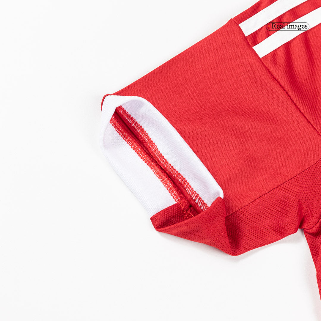 Liverpool Infantil 
 Casa Futebol Camisa Conjunto (Camisa+Shorts+Meias) 2025/26 Vermelho