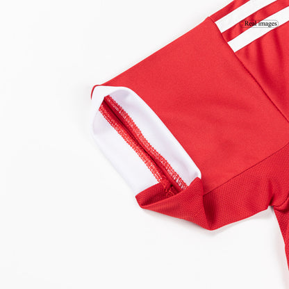 Liverpool Infantil 
 Casa Futebol Camisa Conjunto (Camisa+Shorts+Meias) 2025/26 Vermelho