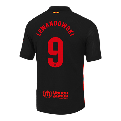 LEWANDOWSKI #9 Barcelona Camisola Jogador Alternativa Logótipo do Spotify sem texto