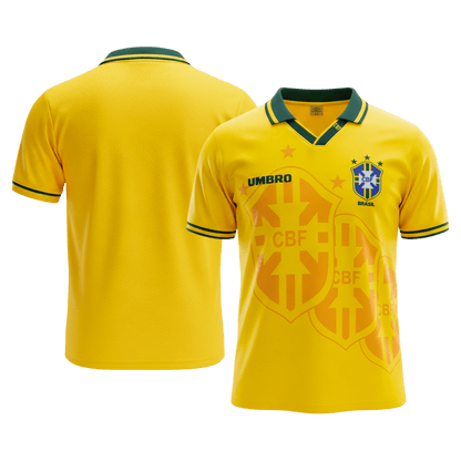 Retrô Brasil Casa Camisa 1994 Amarelo