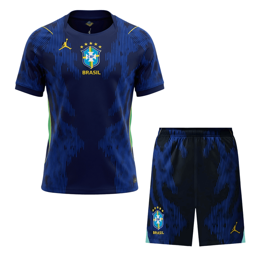 Brazil Fora Copa do Mundo Camisa Conjunto(Camisa+Calções) 2026 - camisola de futebol para adeptos em