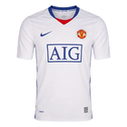 Retrô Manchester United Fora Camisa 2008/09 Branco