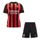 AC Milan Casa Camisa Conjunto (Camisa + Calções) 2025/26