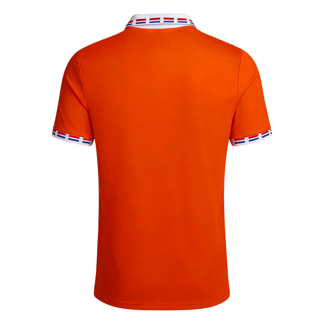 Retrô Países Baixos Casa Camisa 1996 Laranja