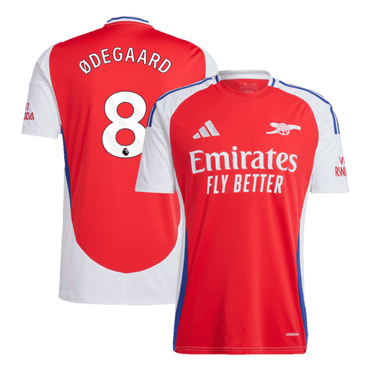 degaard #8 Camisa de futebol principal do Arsenal 2024/25 camisola de futebol