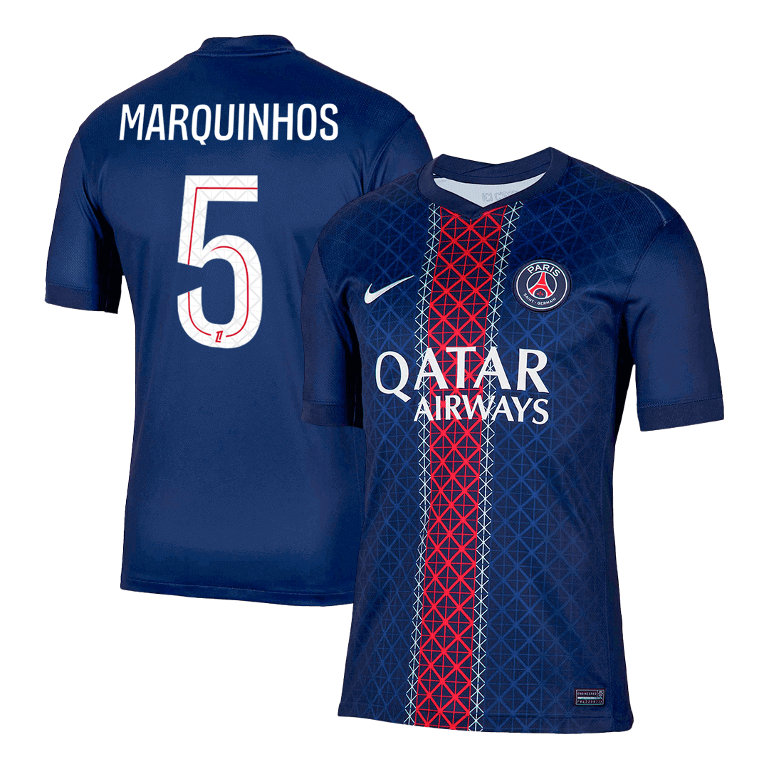 【Super Qualidade】MARQUINHOS #5 PSG Casa Camisola 2025/26