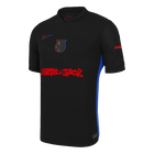 Camisola de futebol Jogador Barcelona vs Travis Scott, camisola alternativa