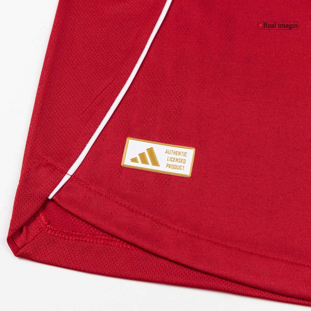 Jogador GAKPO #18 Liverpool Casa Futebol Camisas 2025/26 Vermelho