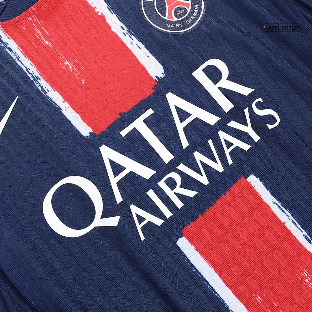 Jogador BARCOLA #29 PSG Casa Futebol Camisas Marinha