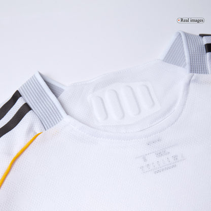 Jogador MBAPPÉ #10 Real Madrid Casa Futebol Camisas 2025/26 Branco
