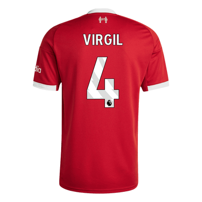 VIRGIL #4 Liverpool Casa Camisa 2025/26 Vermelho