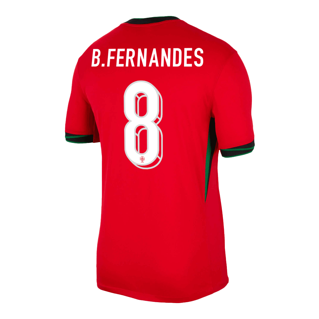 Portugal Camisola Personalizada B.FERNANDES #8 Casa