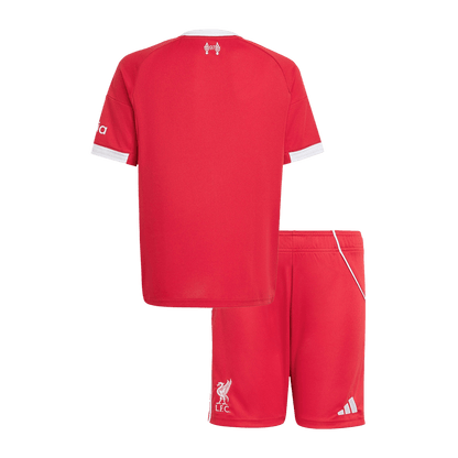 Liverpool Infantil 
 Casa Futebol Camisa Conjunto (Camisa+Shorts) 2025/26 Vermelho