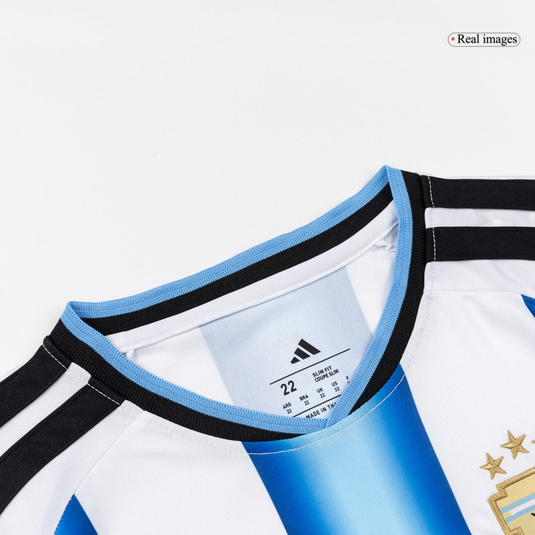 Argentina Infantil  Casa Copa do Mundo Futebol Camisa Conjunto (Camisa+Shorts+Meias) 2025/26