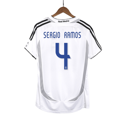 Camisola de futebol retro Real Madrid SERGIO RAMOS #4 2006/07 2025/26