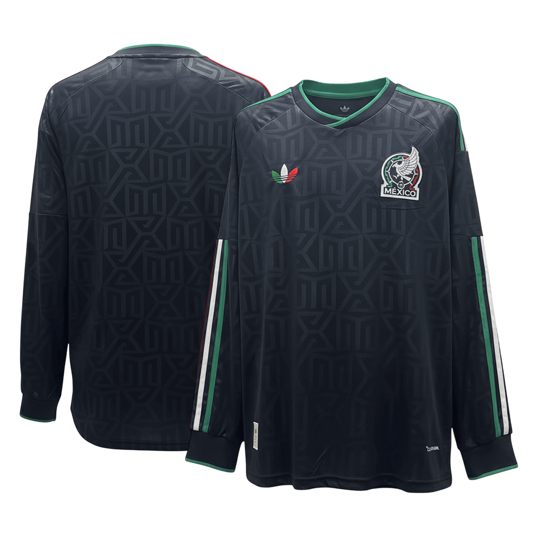 México Manga comprida Camisa 2026 Preto