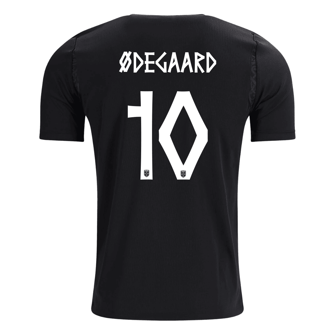 ØDEGAARD #10 Noruega Fora Copa do Mundo Camisa 2026 Preto