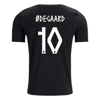 ØDEGAARD #10 Noruega Fora Copa do Mundo Camisa 2026 Preto