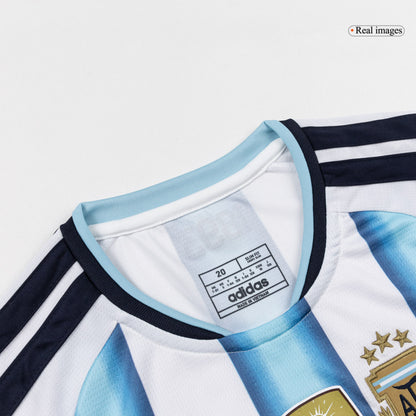 MESSI #10 Argentina Infantil Casa Copa do Mundo Conjunto(Camisa+Calção) 2026